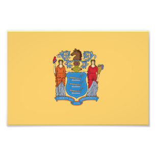 Flagge von New Jersey Fotodruck