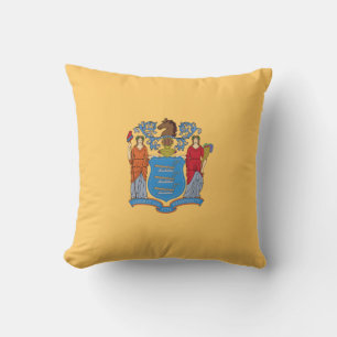 Flagge von New Jersey Kissen