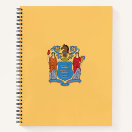 Flagge von New Jersey Notizbuch