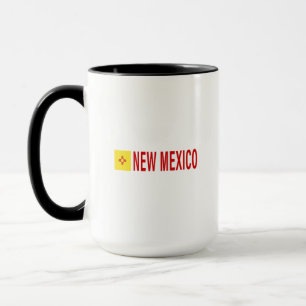 Flagge von New Mexico Symbol der Zia Tasse