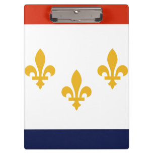 Flagge von New Orleans, Clipboard Louisiana Klemmbrett