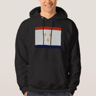 Flagge von New Orleans Hoodie