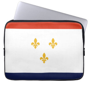 Flagge von New Orleans Laptopschutzhülle