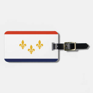 Flagge von New Orleans, Louisiana Gepäckanhänger