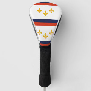 Flagge von New Orleans, Louisiana Golf Headcover