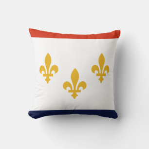 Flagge von New Orleans, Louisiana-Kissenfänger Kissen