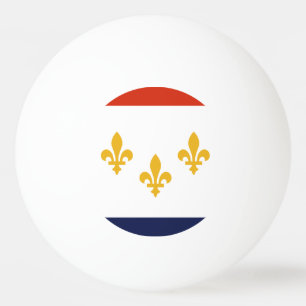 Flagge von New Orleans, Louisiana Ping-Pong-Ball Tischtennisball