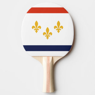 Flagge von New Orleans, Louisiana Ping-Pong-Schläg Tischtennis Schläger