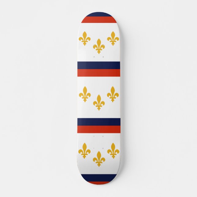 Flagge von New Orleans, Louisiana Skateboard (Vorne)