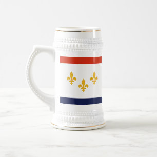 Flagge von New Orleans, Louisiana Wham-O Frisbee Bierglas