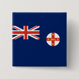 Flagge von New South Wales (australischer Staat) Button
