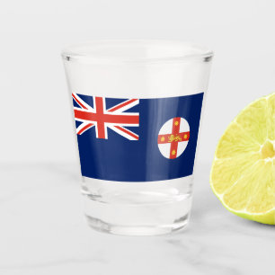 Flagge von New South Wales (australischer Staat) Schnapsglas