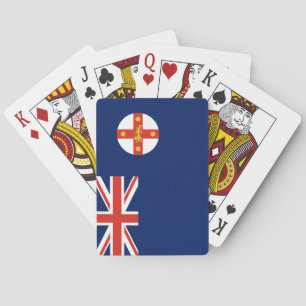Flagge von New South Wales (australischer Staat) Spielkarten