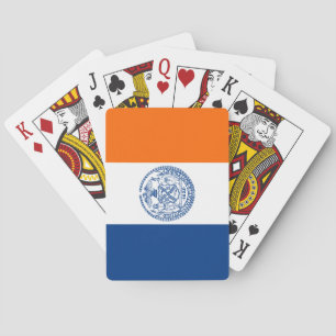 Flagge von New York City Spielkarten