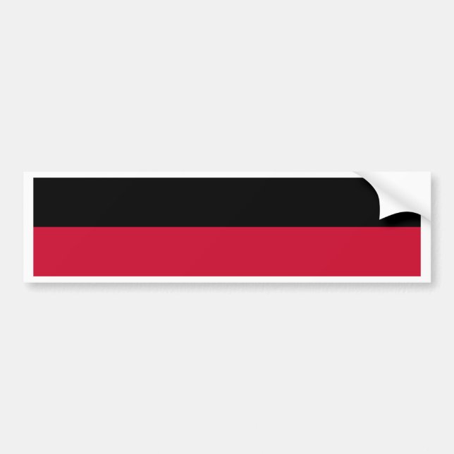 Flagge von Nijmegen Autoaufkleber (Vorne)