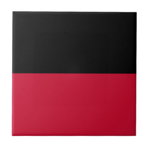 Flagge von Nijmegen Fliese