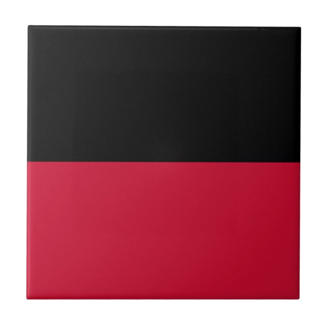 Flagge von Nijmegen Fliese (Vorderseite)