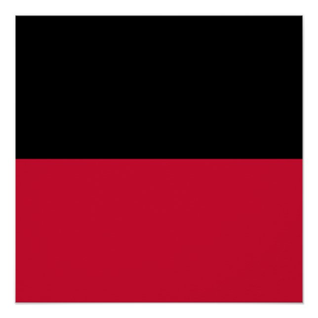 Flagge von Nijmegen Poster (Vorderseite)