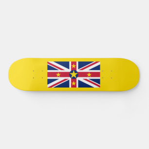 Flagge von Niue Skateboard