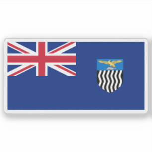 Flagge von Nord-Rhodesien (1911-1964), Sambia Aufkleber