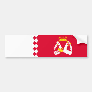 Flagge von Nordkarelien Autoaufkleber