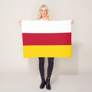 Flagge von Nordossetien Fleecedecke