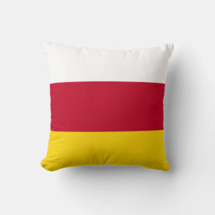Flagge von Nordossetien Kissen