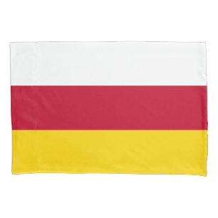 Flagge von Nordossetien Kissenbezug