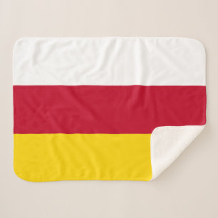 Flagge von Nordossetien Sherpadecke