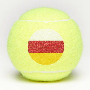 Flagge von Nordossetien Tennisbälle