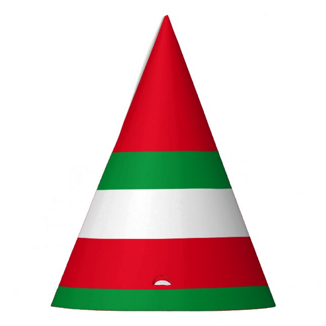 Flagge von Nordrhein-Westfalen Party-Hut Partyhütchen (Links)