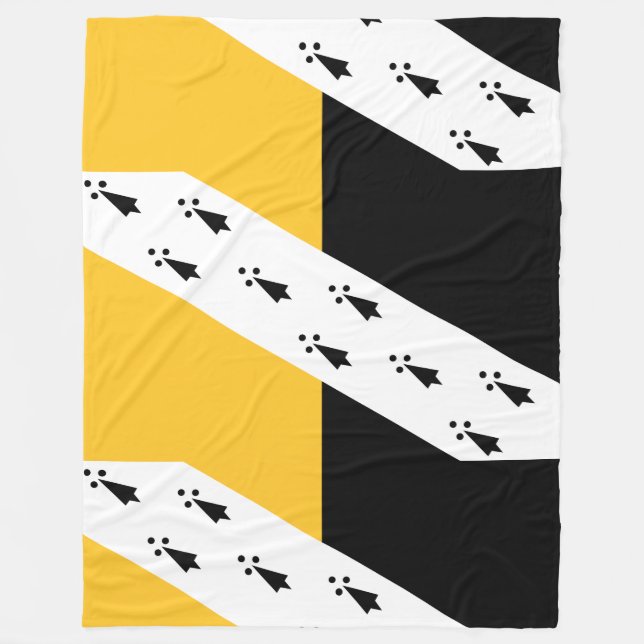 Flagge von Norfolk Fleecedecke (Vorderseite)