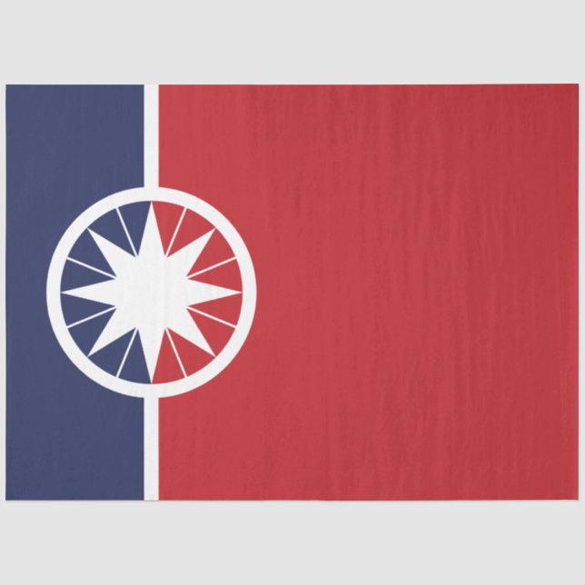 Flagge von Norman (Oklahoma) Seidenpapier (Vorderseite)