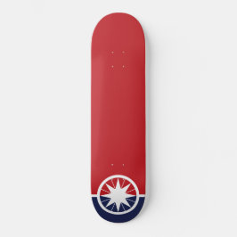 Flagge von Norman (Oklahoma) Skateboard