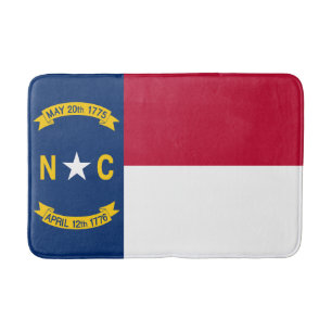 Flagge von North Carolina Badematte