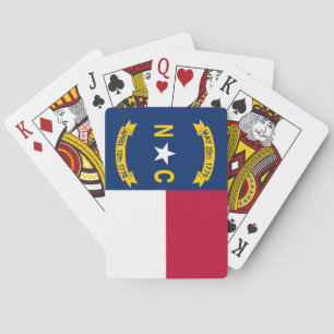 Flagge von North Carolina Spielkarten
