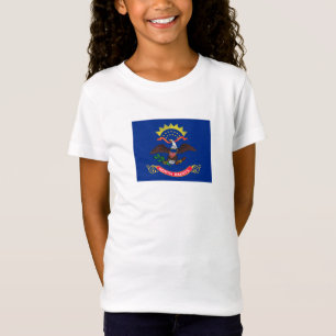Flagge von North Dakota T-Shirt