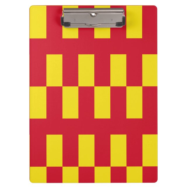 Flagge von Northumberland Klemmbrett (Vorderseite)