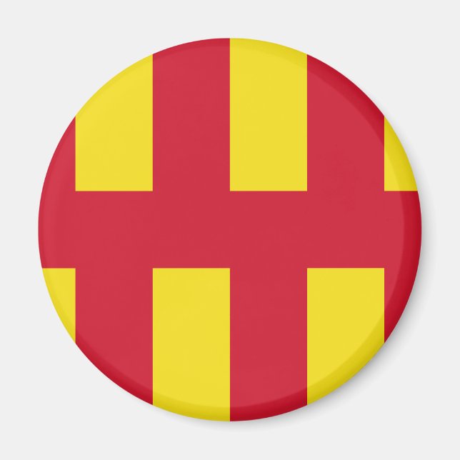 Flagge von Northumberland Magnet (Vorne)