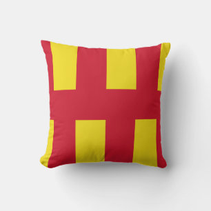 Flagge von Northumberland Throw Kissen