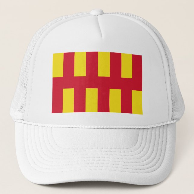 Flagge von Northumberland Truckerkappe (Vorderseite)