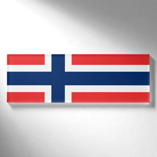 Flagge von Norwegen-Namensschild Namenschild