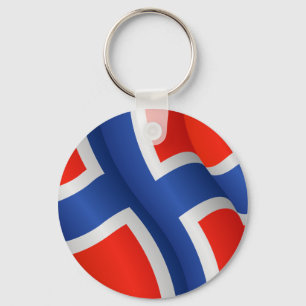Flagge von Norwegen-Schlüsselanhänger Schlüsselanhänger