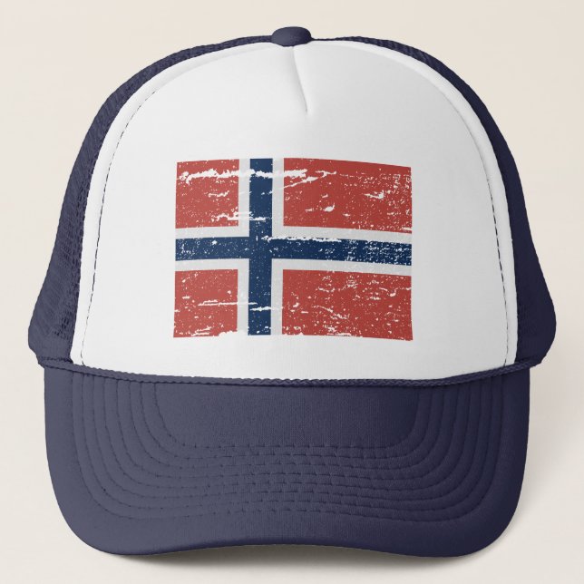FLAGGE VON NORWEGEN TRUCKERKAPPE (Vorderseite)