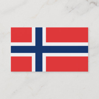 Flagge von Norwegen-Visitenkarten Visitenkarte