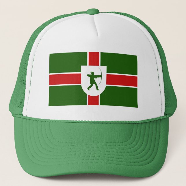 Flagge von Nottinghamshire Hat Truckerkappe (Vorderseite)