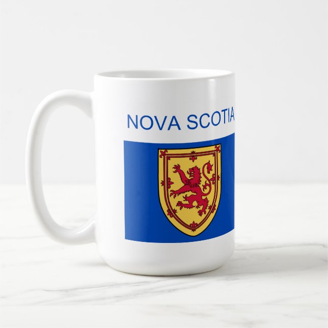 Flagge von Nova Scotia Kaffeetasse (Links)