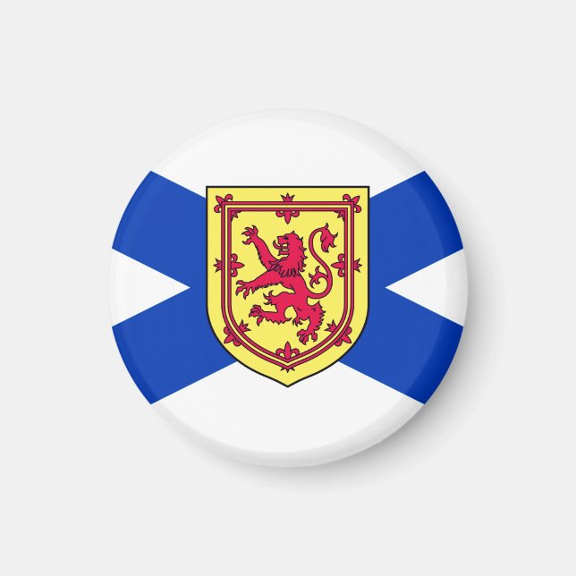 Flagge von Nova Scotia, Kanada Magnet (Vorne)
