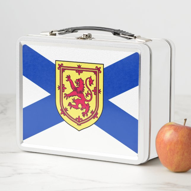 Flagge von Nova Scotia, Kanada Metall Brotdose (Beispiel)