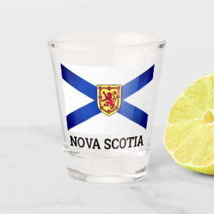 Flagge von Nova Scotia, Kanada Schnapsglas